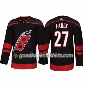 Carolina Hurricanes Justin Faulk 27 Adidas 2018-2019 Alternate Authentic Shirt - Mannen